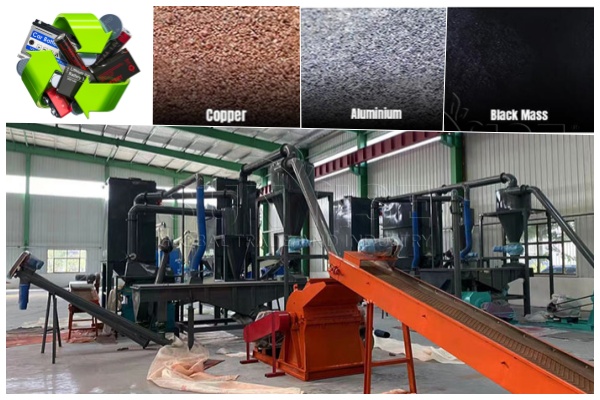 Lithium battery recyciling machine for sale